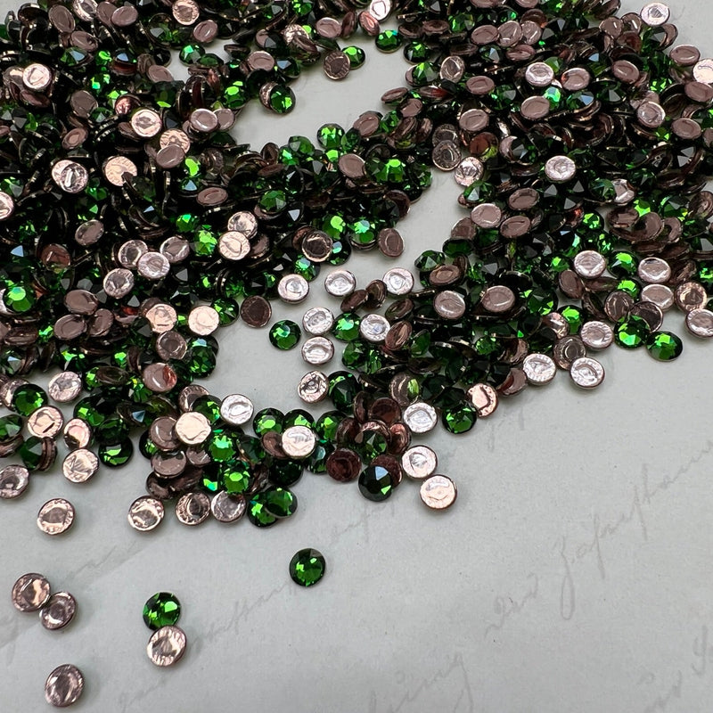 Green Shades Sewing Notions Crystals