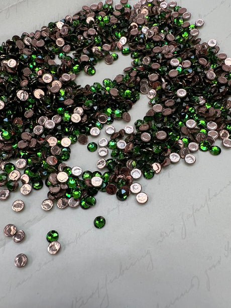 Green Shades Sewing Notions Crystals