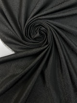 Wool Acetate Fabric Black