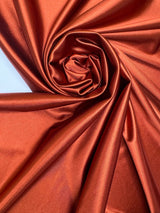 Orange Polyamide Elastane Knitted Fabric