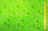Bandana Cotton Print Polyester Cotton Broadcloth Fabric - Multiple Colors, 58/60" Width (1 Yard)