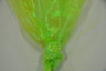 Crush Iridescent Pearl Organza Polyester Fabric - Sheer Crushed Holographic, 38/40" Width (1 Yard)