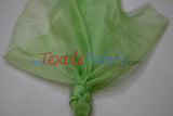 Crystal Organza Nylon Fabric - Sheer Sparkling, 45" Width (1 Yard)
