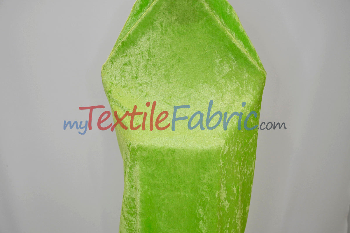 Panne Velvet Polyester Fabric - Crush Panne Velour, Solid, 58/60" Width (1 Yard)