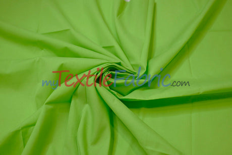 Polyester Cotton Broadcloth Fabric - Solid Colors, 58/60" Width (1 Yard)