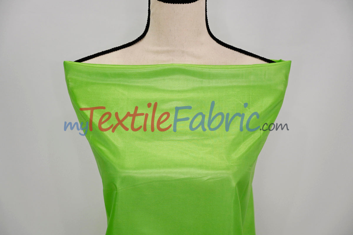 Polyester Silky Habotai Lining Polyester Fabric - Solid, 58" Wide (Sample Swatch)