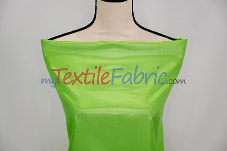 Polyester Silky Habotai Lining Polyester Fabric - Solid Multiple Colors, 58" Width (Continuous Yards)