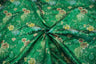 Chinese Flower Brocade Polyester Fabric - Oriental Floral Brocade, 45" Width (1 Yard)