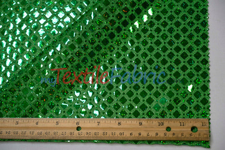 Holographic Shimmer Sequins Fabric - Lightweight Flowy Holographic Sequins, 45" Width (1 Yard)
