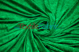 Panne Velvet Polyester Fabric - Crush Panne Velour, Solid, 58/60" Width (1 Yard)