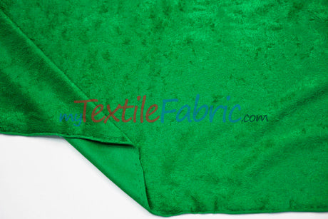 Panne Velvet Polyester Fabric - Crush Panne Velour, Solid, 58/60" Width (1 Yard)