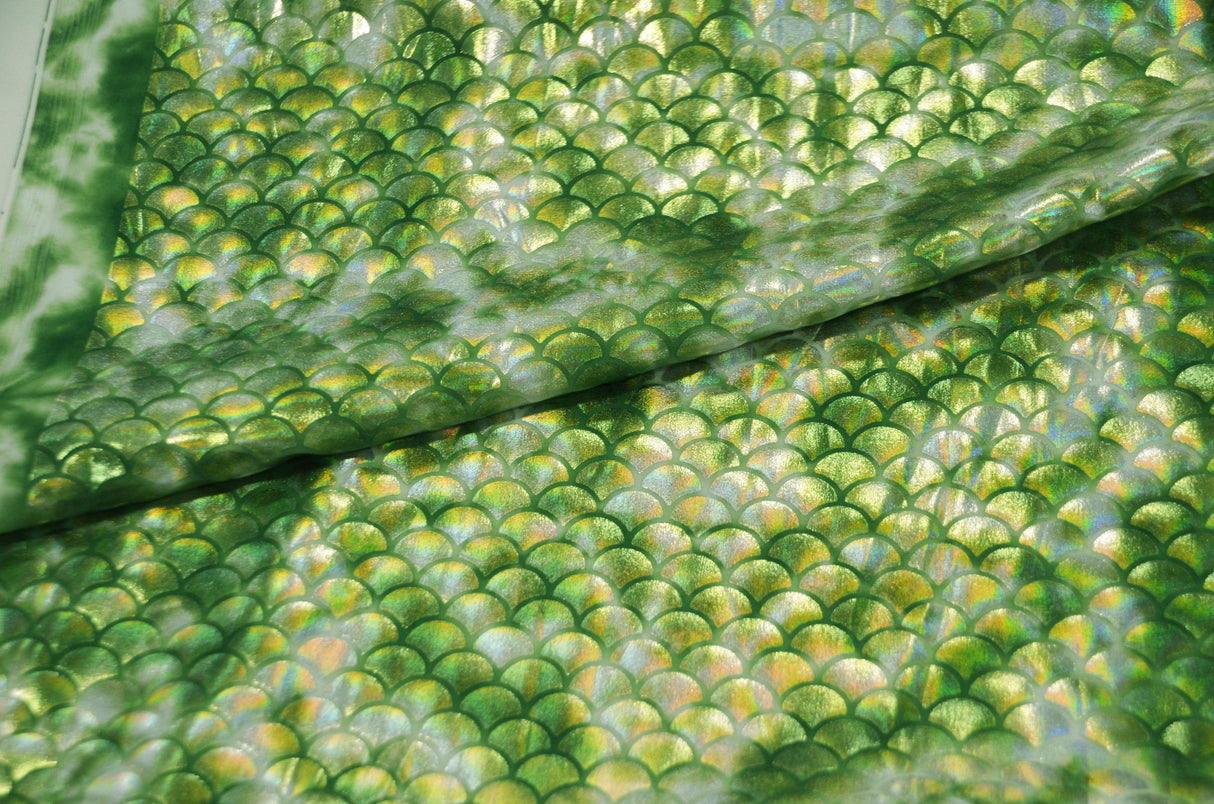 Paradise Mermaid Hologram Spandex Fabric - Multiple Colors, 58/60" Width (1 Yard)