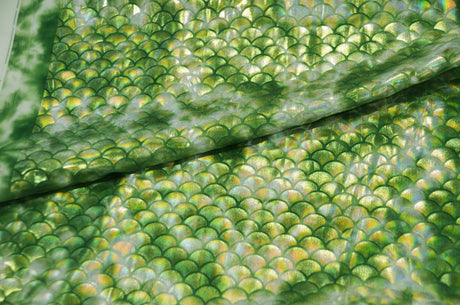 Paradise Mermaid Hologram Spandex Fabric - Multiple Colors, 58/60" Width (1 Yard)