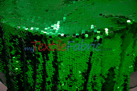 Fish Scale Paillette Sequins Polyester Fabric - 9Mm Sequins, 54" Width, Multiple Colors (1 Yard)