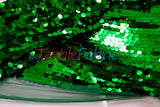 Fish Scale Paillette Sequins Polyester Fabric - 9Mm Sequins, 54" Width, Multiple Colors (1 Yard)