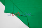 Polyester Cotton Broadcloth Fabric - Solid Colors, 58/60" Width (1 Yard)