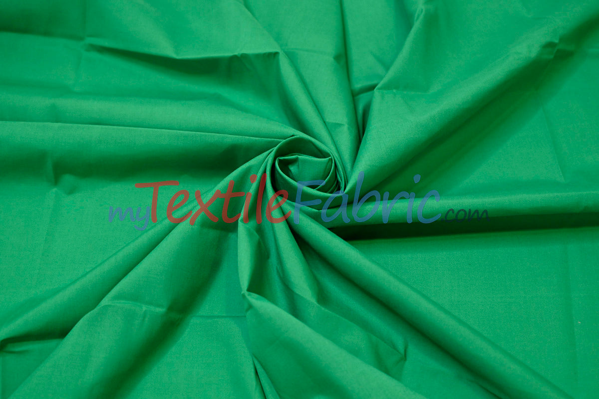 Polyester Cotton Broadcloth Fabric - Solid Colors, 58/60" Width (1 Yard)