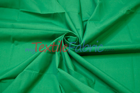 Polyester Cotton Broadcloth Fabric - Solid Colors, 58/60" Width (1 Yard)