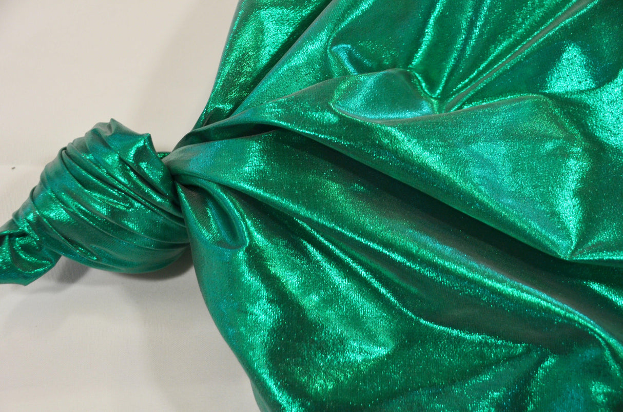 Tissue Lame Nylon Metallic Fabric - Solid Sheen, 44/45" Width (1 Yard)