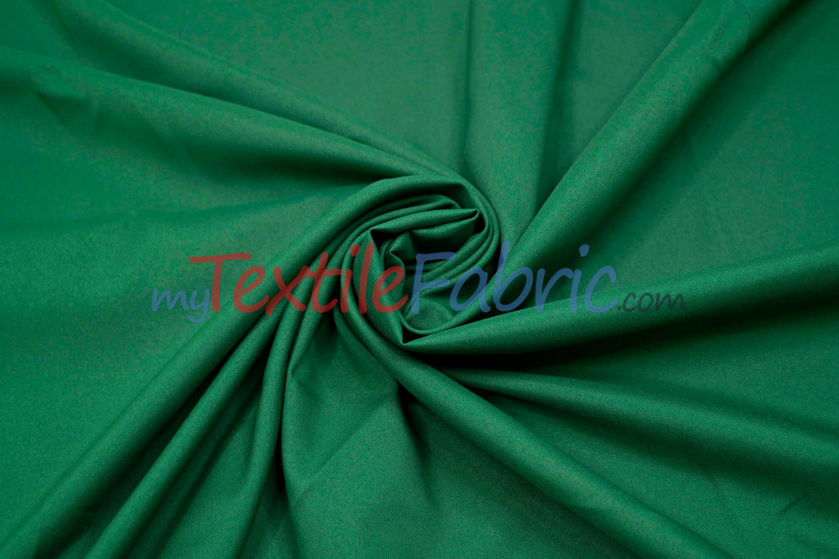 Visa Polyester Poplin Fabric - Solid, 58/60" Width (1 Yard)