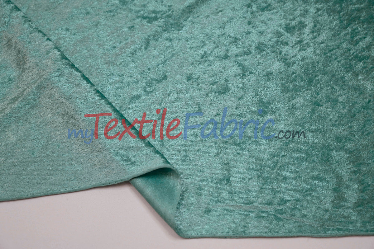 Panne Velvet Polyester Fabric - Crush Panne Velour, Solid, 58/60" Width (1 Yard)