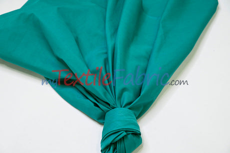 Polyester Cotton Broadcloth Fabric - Solid Colors, 58/60" Width (1 Yard)