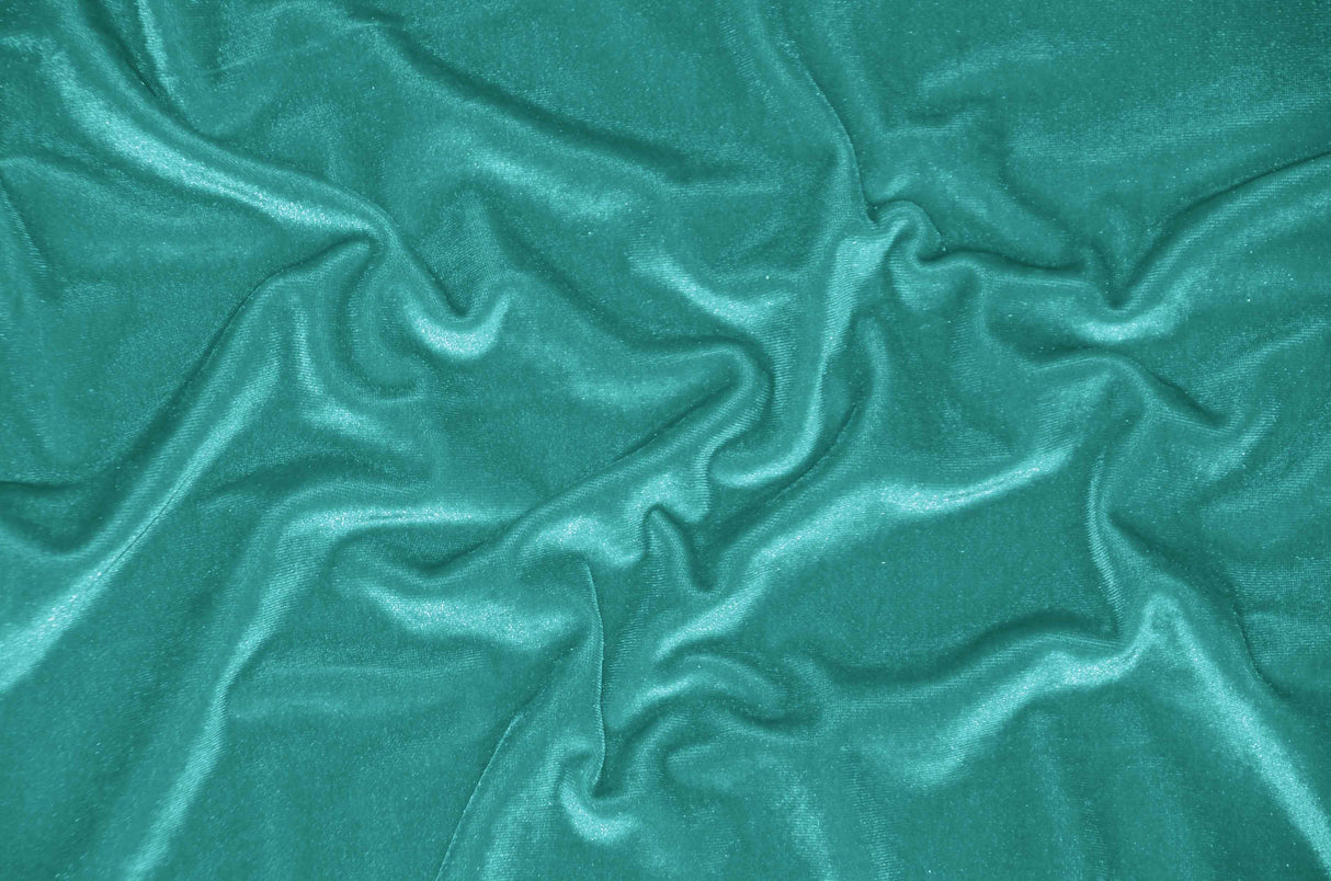 Stretch Velvet Spandex Fabric - Solid, 58" Width (1 Yard)
