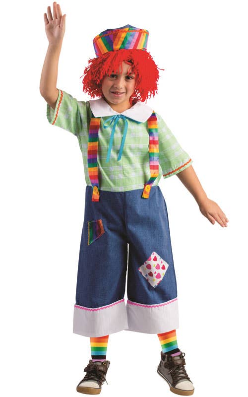 Rainbow Rag Boy Costume