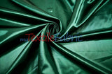 Bridal Satin Polyester Fabric - Shiny Solid, 58/60" Width, Multiple Colors (Yards, Bolts, Sample Swatches)