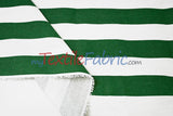 10 Oz 100% Cotton Canvas 2" Stripe Fabric - Multiple Colors, 60" Wide (1 Yard)