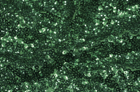 Gatsby Sequins Polyester Fabric - 6Mm Flat Sewn Sequins On Mesh, 52" Width, Multiple Colors (1 Yard)