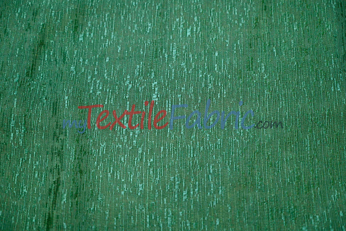 Luxury Jacquard Polyester Fabric - Solid Textured, 58/60" Width, Multiple Colors (1 Yard)