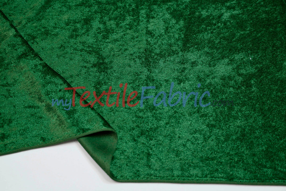 Panne Velvet Polyester Fabric - Crush Panne Velour, Solid, 58/60" Width (1 Yard)