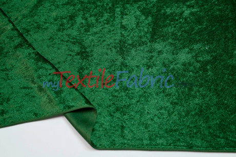 Panne Velvet Polyester Fabric - Crush Panne Velour, Solid, 58/60" Width (1 Yard)