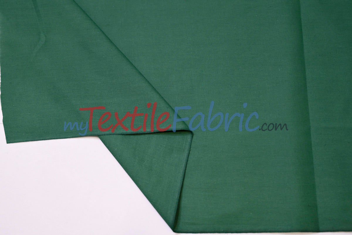 Polyester Cotton Broadcloth Fabric - Solid Colors, 58/60" Width (1 Yard)