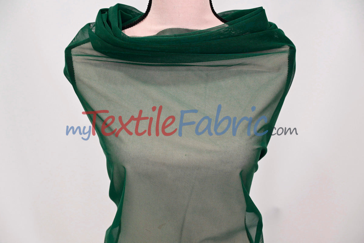Super Soft Power Mesh Spandex Fabric - Multiple Colors, 58/60" Width (1 Yard)