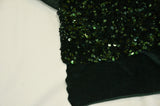 Sequins Stretch Velvet Polyester Spandex Fabric - Sequins On Plush Velvet, Multiple Colors, 60" Width (By The Yard)