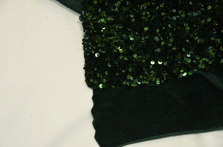 Sequins Stretch Velvet Polyester Spandex Fabric - Sequins On Plush Velvet, Multiple Colors, 60" Width (By The Yard)