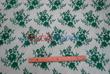 Chantilly Lace Polyester Fabric - Floral Embroidery, Sheer Mesh, 52" Width (1 Yard)