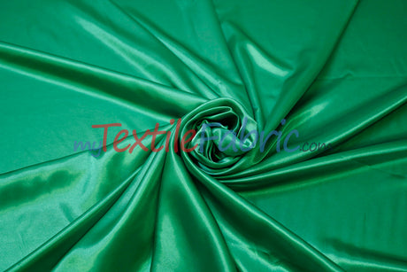 Charmeuse Satin Polyester Fabric - Solid, 58/60" Width, Multiple Colors (1 Yard)