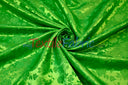 Satin Jacquard Satin Flower Brocade Polyester Fabric - Tone On Tone Floral Brocade, 60" Wide (65 Yards)