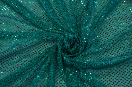 Confetti Dot Sequins Polyester Fabric - 3Mm Sequins, 45" Width (1 Yard)
