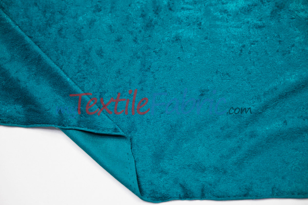 Panne Velvet Polyester Fabric - Crush Panne Velour, Solid, 58/60" Width (1 Yard)