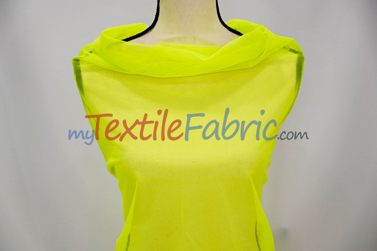 Super Soft Power Mesh Spandex Fabric - Multiple Colors, 58/60" Width (1 Yard)