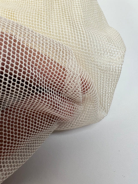 Cotton Stretch Mesh Beige
