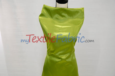 Charmeuse Satin Polyester Fabric - Solid, 58/60" Width, Multiple Colors (1 Yard)