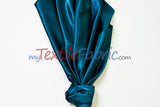 Stretch Charmeuse Satin Fabric - 96% Polyester 4% Spandex, Solid, 58/60" Width (Yards, Bolts, Sample Swatches)