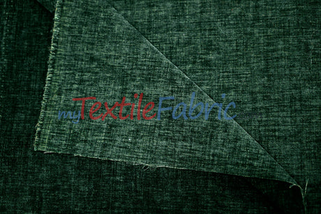 Chenille Polyester Fabric - Ultra Soft Velvety Texture, 60" Width, 350 GSM (1 Yard)