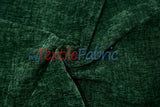 Chenille Polyester Fabric - Ultra Soft Velvety Texture, 60" Width, 350 GSM (1 Yard)