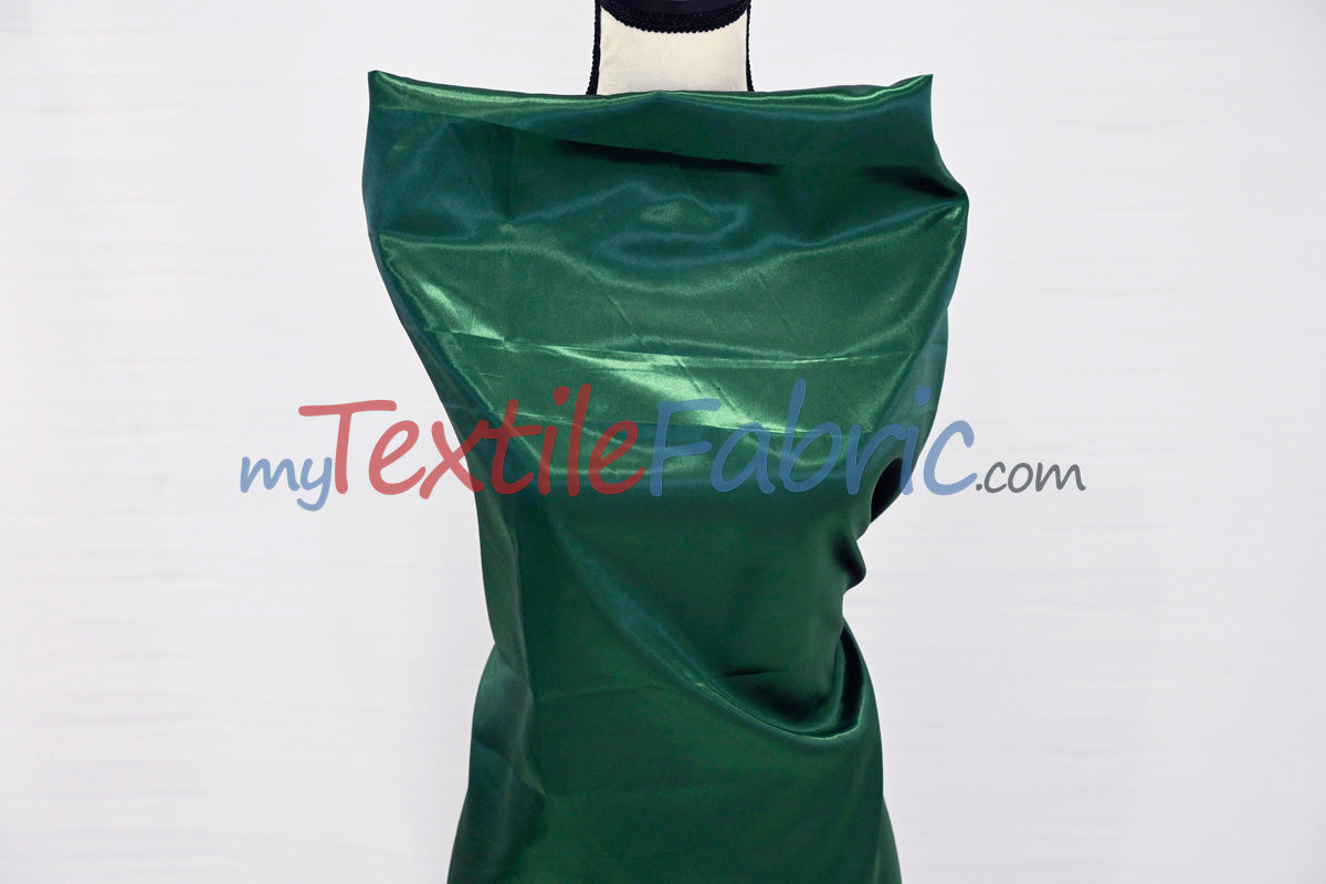 Stretch Charmeuse Satin Fabric - 96% Polyester 4% Spandex, Solid, 58/60" Width (Yards, Bolts, Sample Swatches)